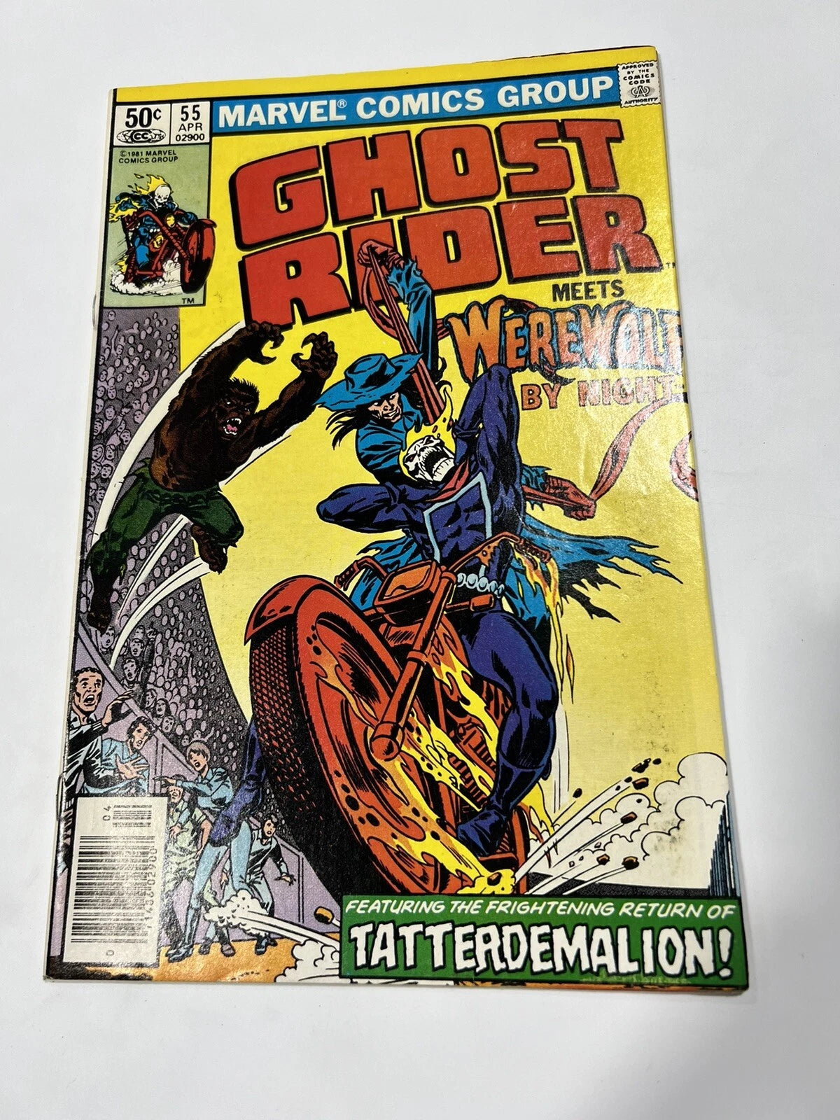 Ghost Rider #55 Comic - Date April 1981 - Marvel Comics Meets Werewolf W/ Bonus
