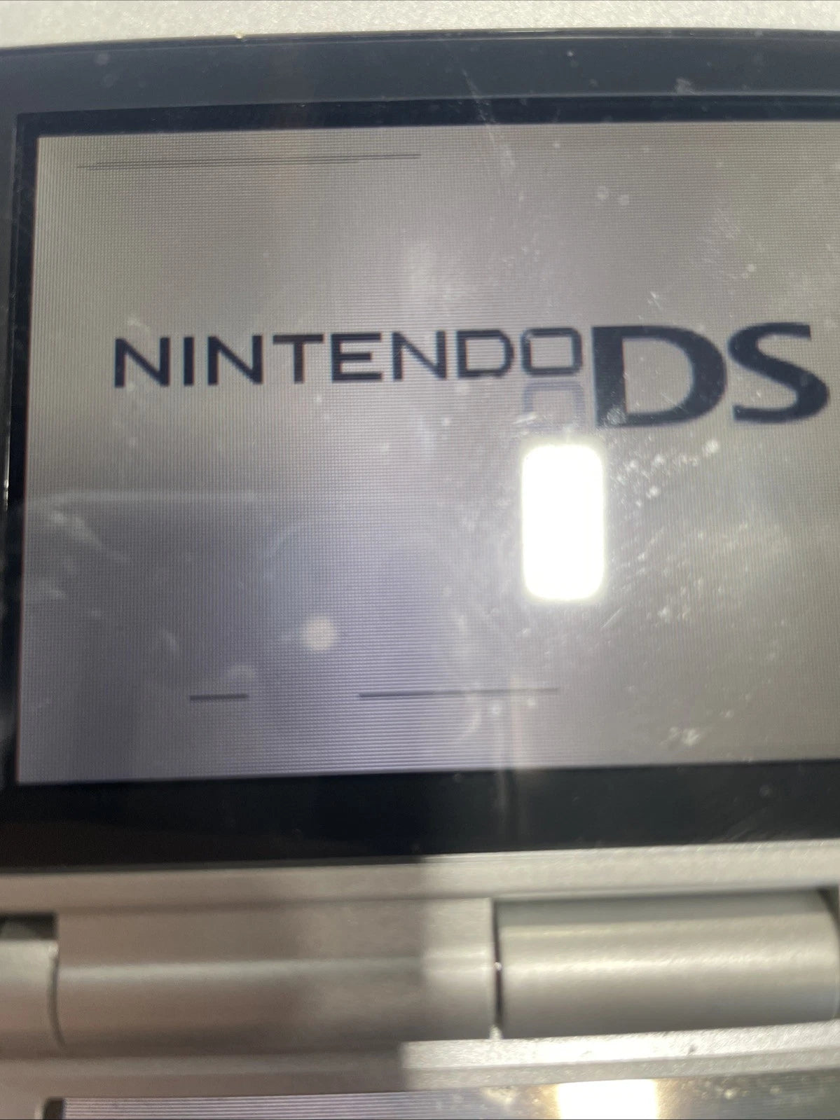 Nintendo DS Original Silver Handheld Console Read