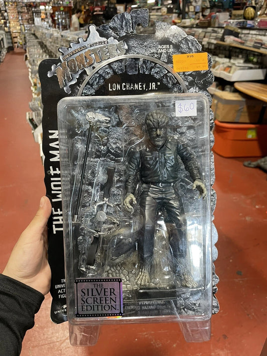 Universal Monsters 2000 Sideshow 8” The Wolf Man Lon Chaney Silver Screen Figure