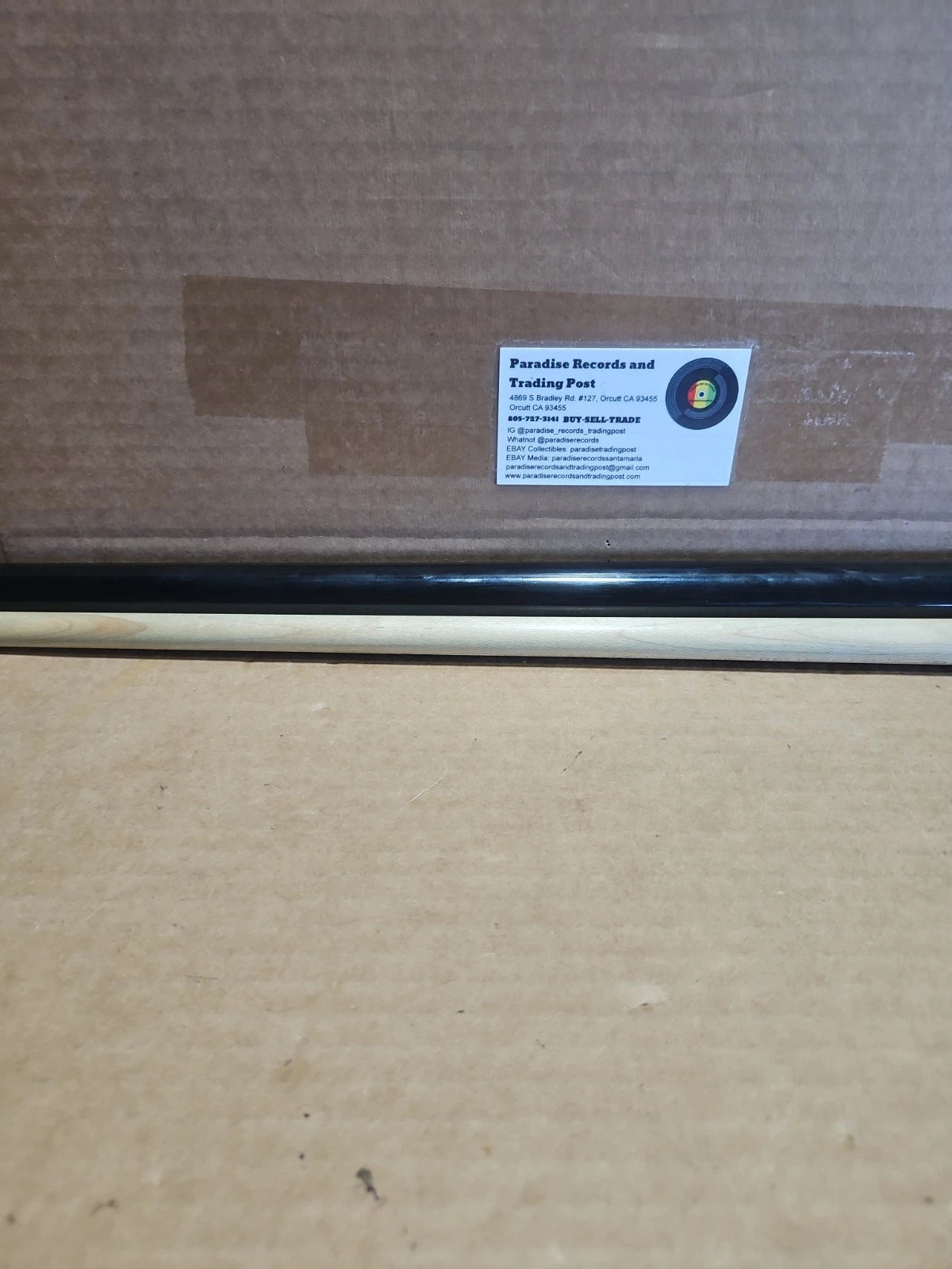 Steve Mizerak The Miz Collection Pool Cue 58 1/2" Long Pre Owned W Bag