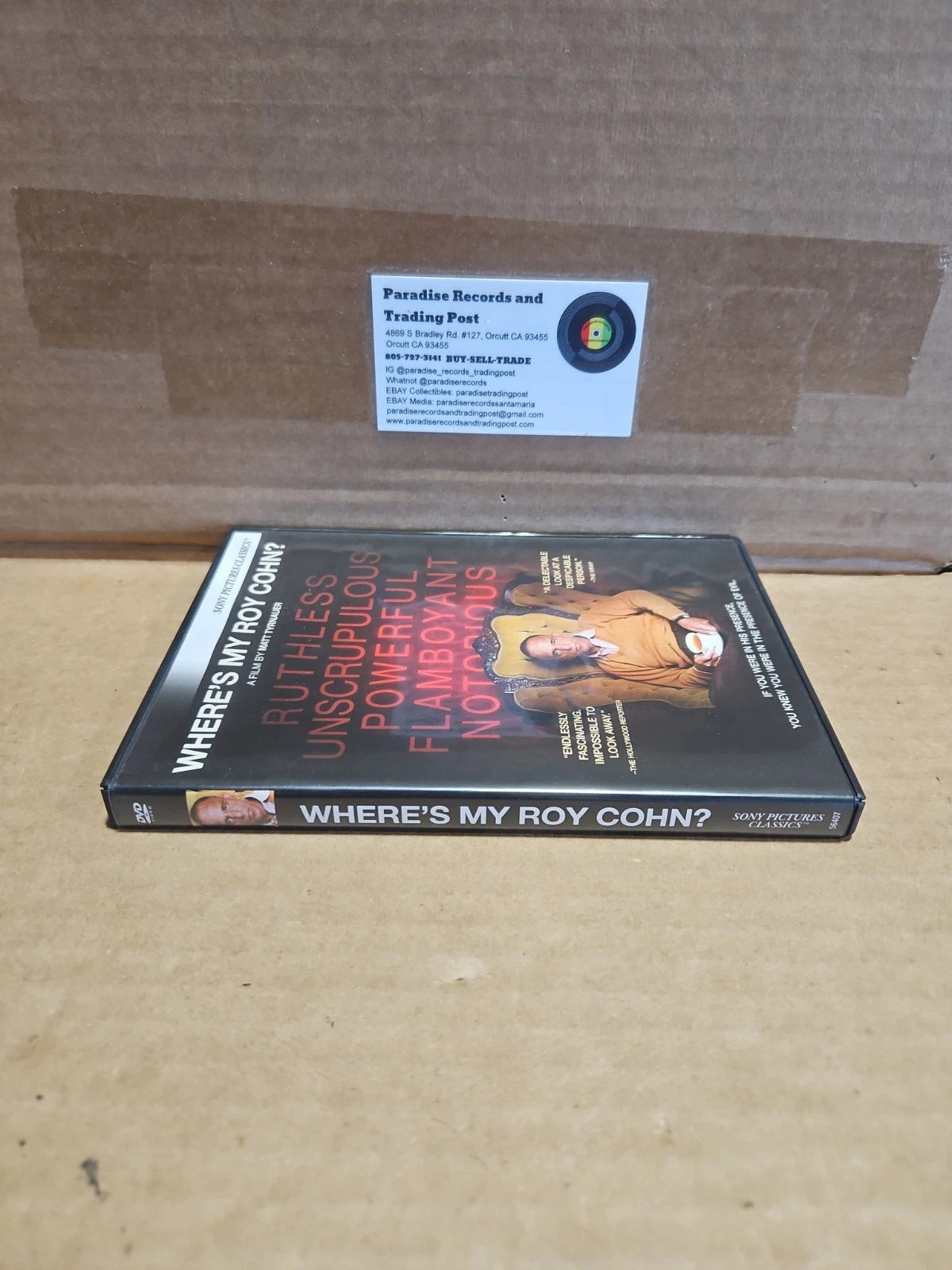 Where's My Roy Cohn? [Used Very Good DVD]