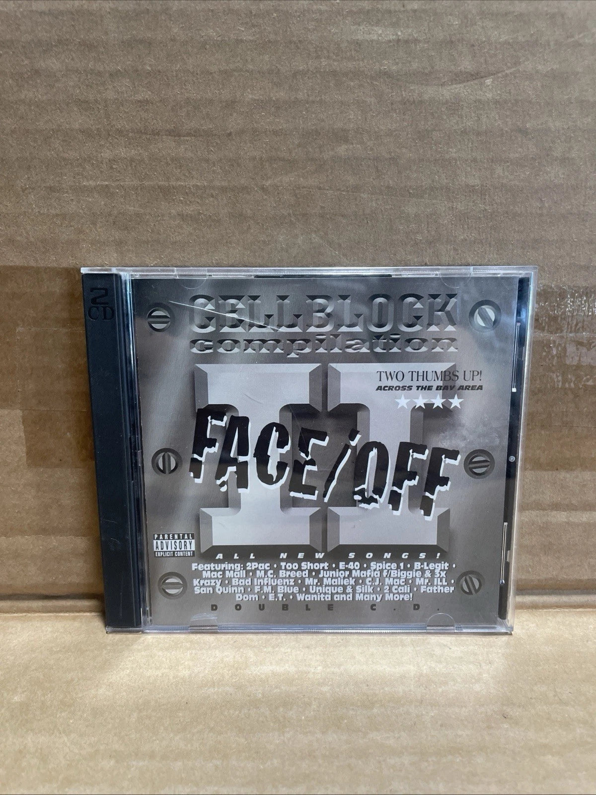 Cellblock Compilation Face/Off (1998 2 Disc CD) Various Artist Rare OOP Rap