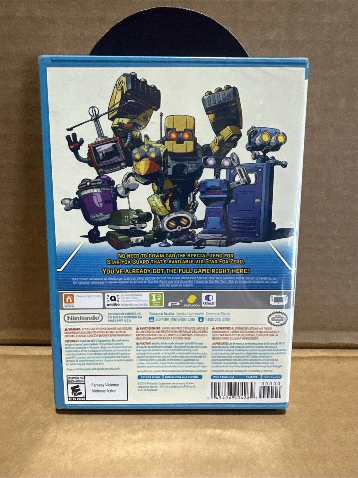 Star Fox Guard (Wii U, 2016) SEALED