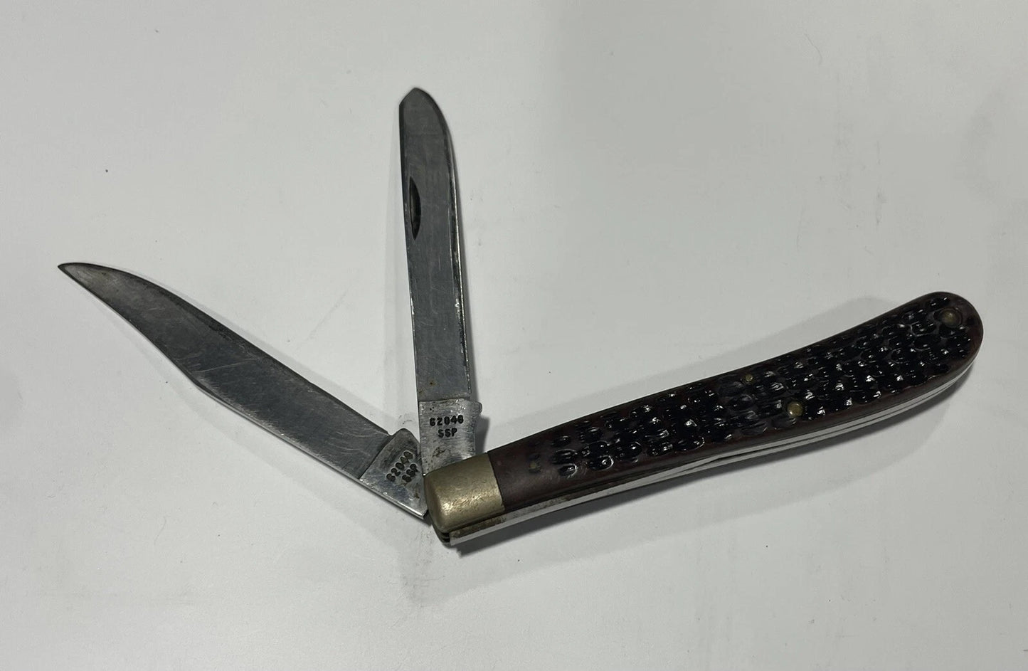 Vintage Case XX Trapper Redbone Knife Tested XX Stainless First Model 1976 Exc.