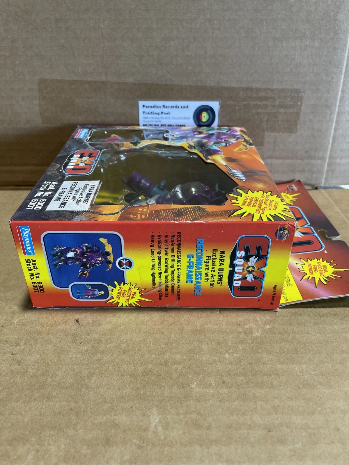 1995 Playmates Exo Squad Nara Burns Reconnaissance E-Frame In Box Sealed