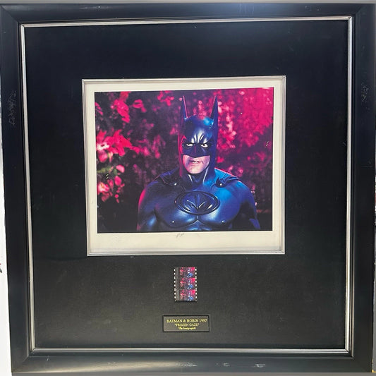 Batman & Robin (1997) "Frozen Gaze" Framed Senitype Film Print & 35mm Film Cell