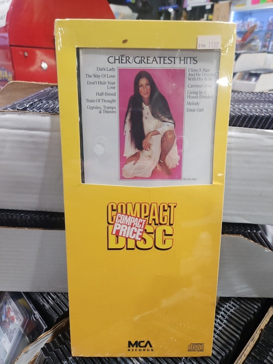 Cher GREATEST HITS CD LongBox MCA Records Vintage RARE