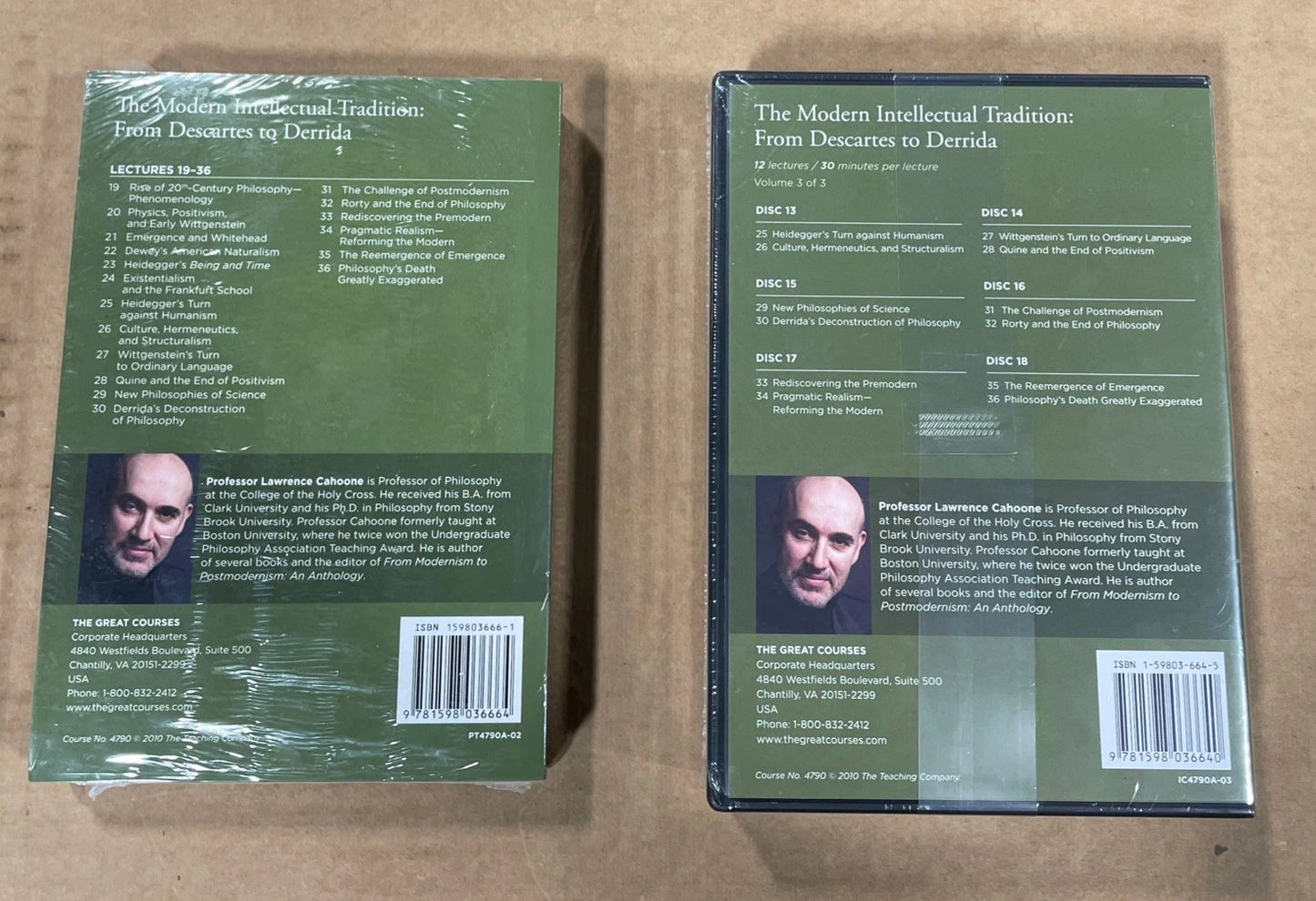 The Modern Intellectual Tradition The Great Courses CDs, Guidebook , Transcripts