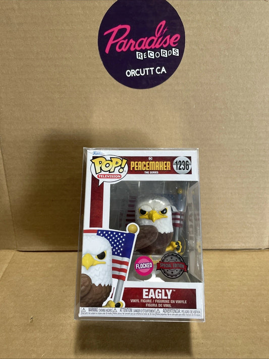 Funko Pop Peacemaker Eagly #1236 Flocked Special Edition W Protector