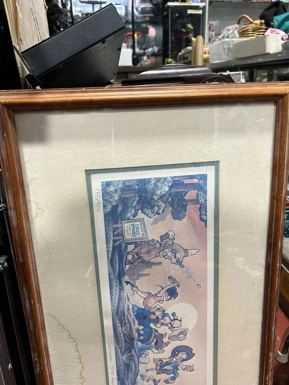 Saturday Nite Fever Don Auto Picture withFrame COA
