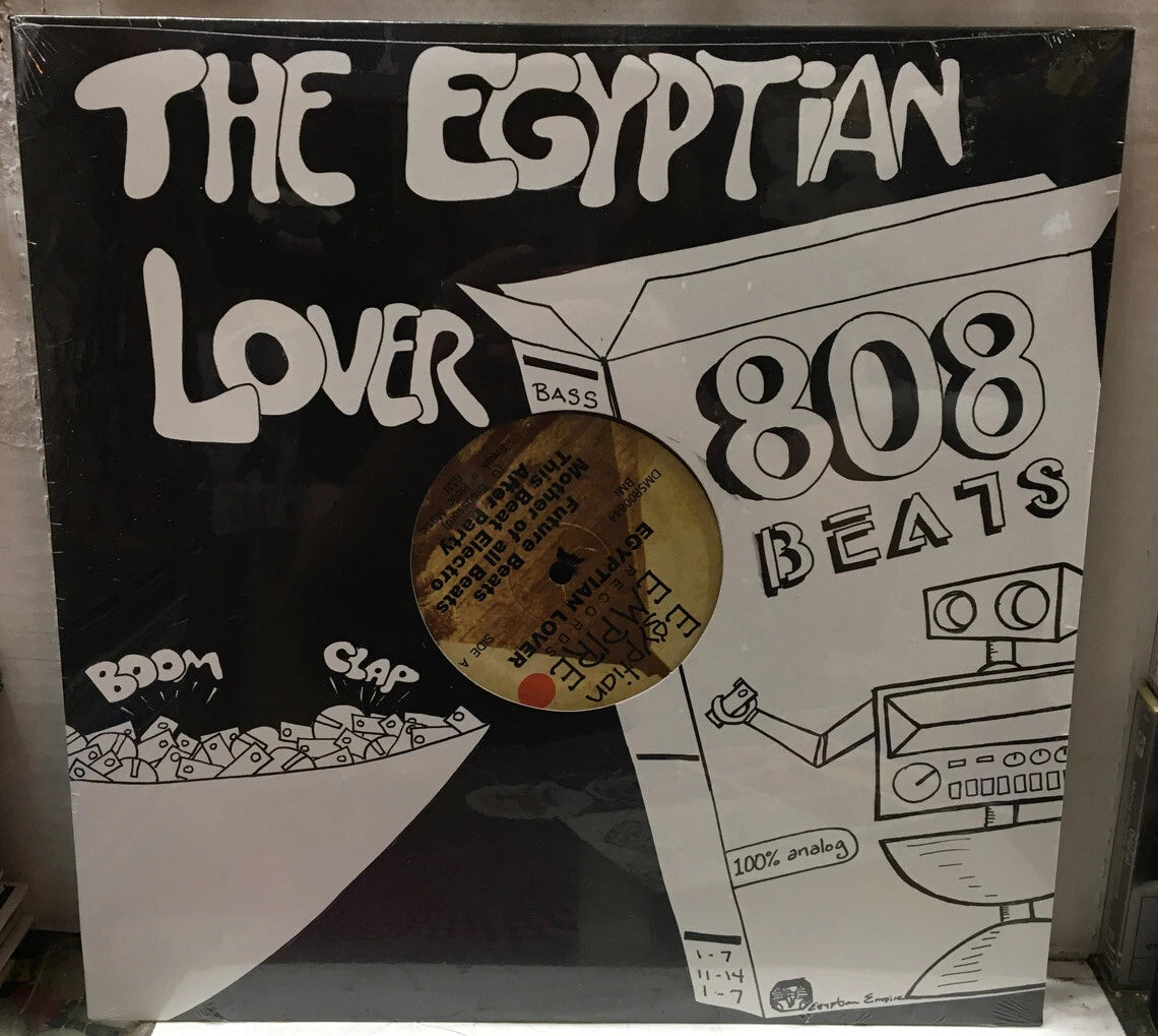 The Egyptian Lover 808 Beats Volume 1 Sealed 12” EP Record DMSR00844