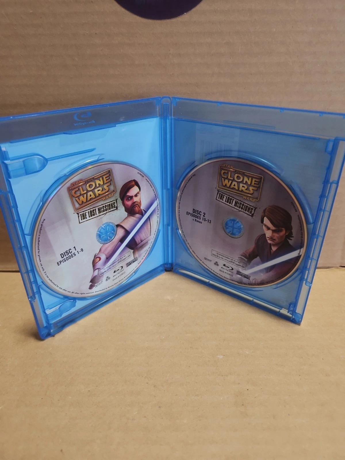 Star Wars: The Clone Wars: The Lost Missions (Blu-ray, 2014, 2-Disc Set)