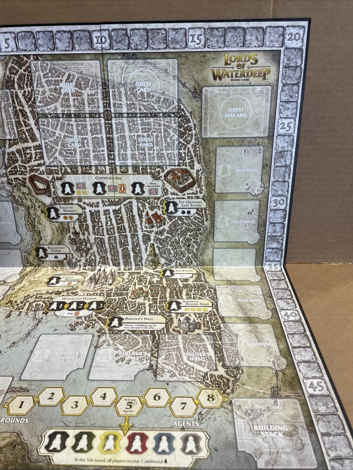 Lords of Waterdeep Board Game + Scoundrels Of Skullport Expansion