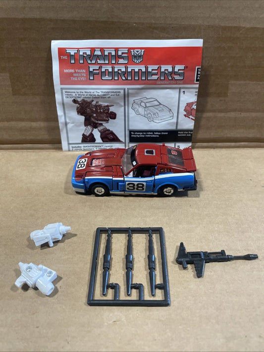 Smokescreen 1985 Vintage Hasbro G1 Transformers Action Figure W Manual