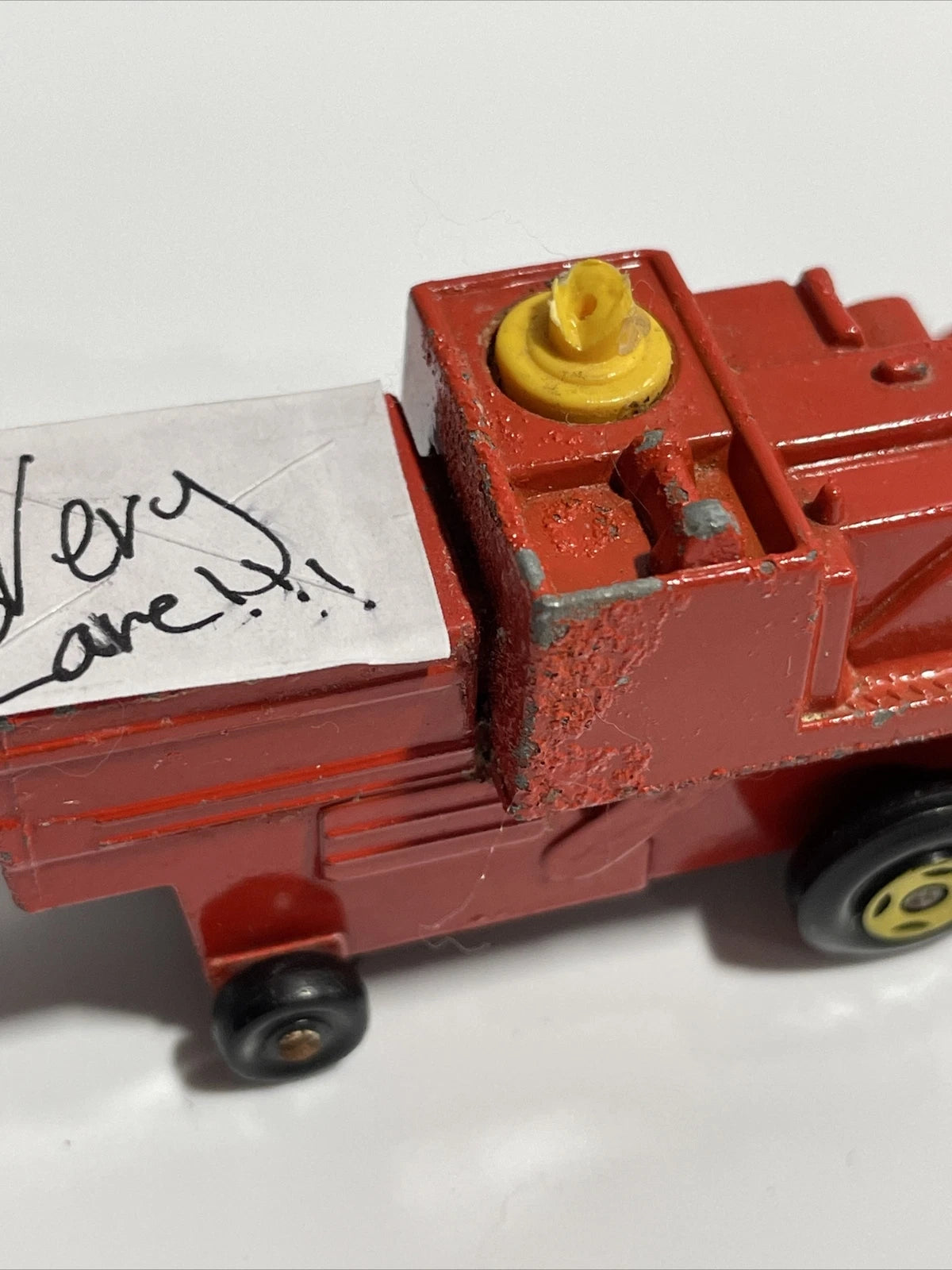 VINTAGE MATCHBOX NO. 51 COMBINE HARVESTER, SUPERFAST VERSION, 1977 yellow wheels