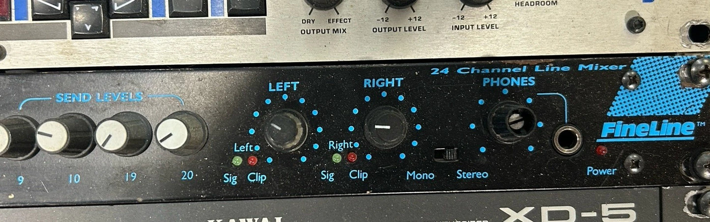 MIDIMAN FINE LINE PRO AUDIO 24 CHANNEL LINE / MICROPHONE MIXER