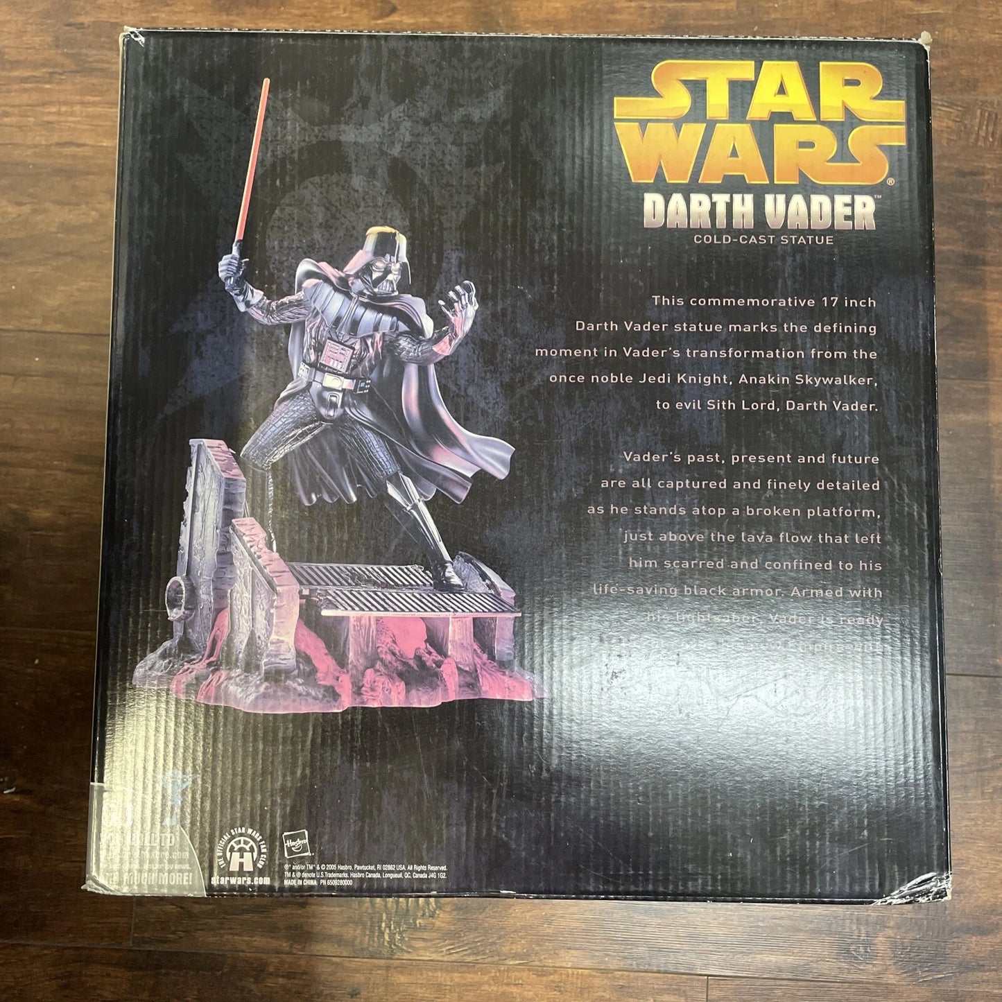 Star Wars Darth Vader Cold-Cast Statue 2005 - Brand new in box