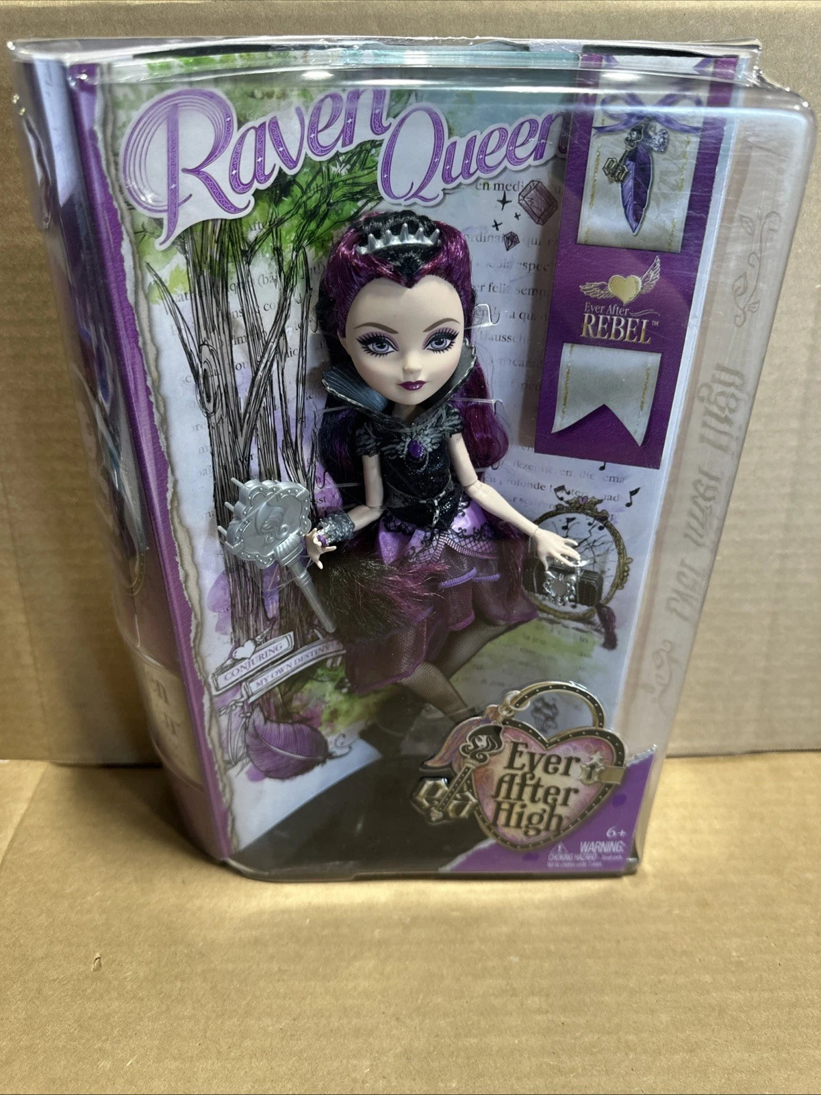 RAVEN QUEEN Ever After High Doll 1st Edition EAH Wave 1 NIB 2013 Mattel READ