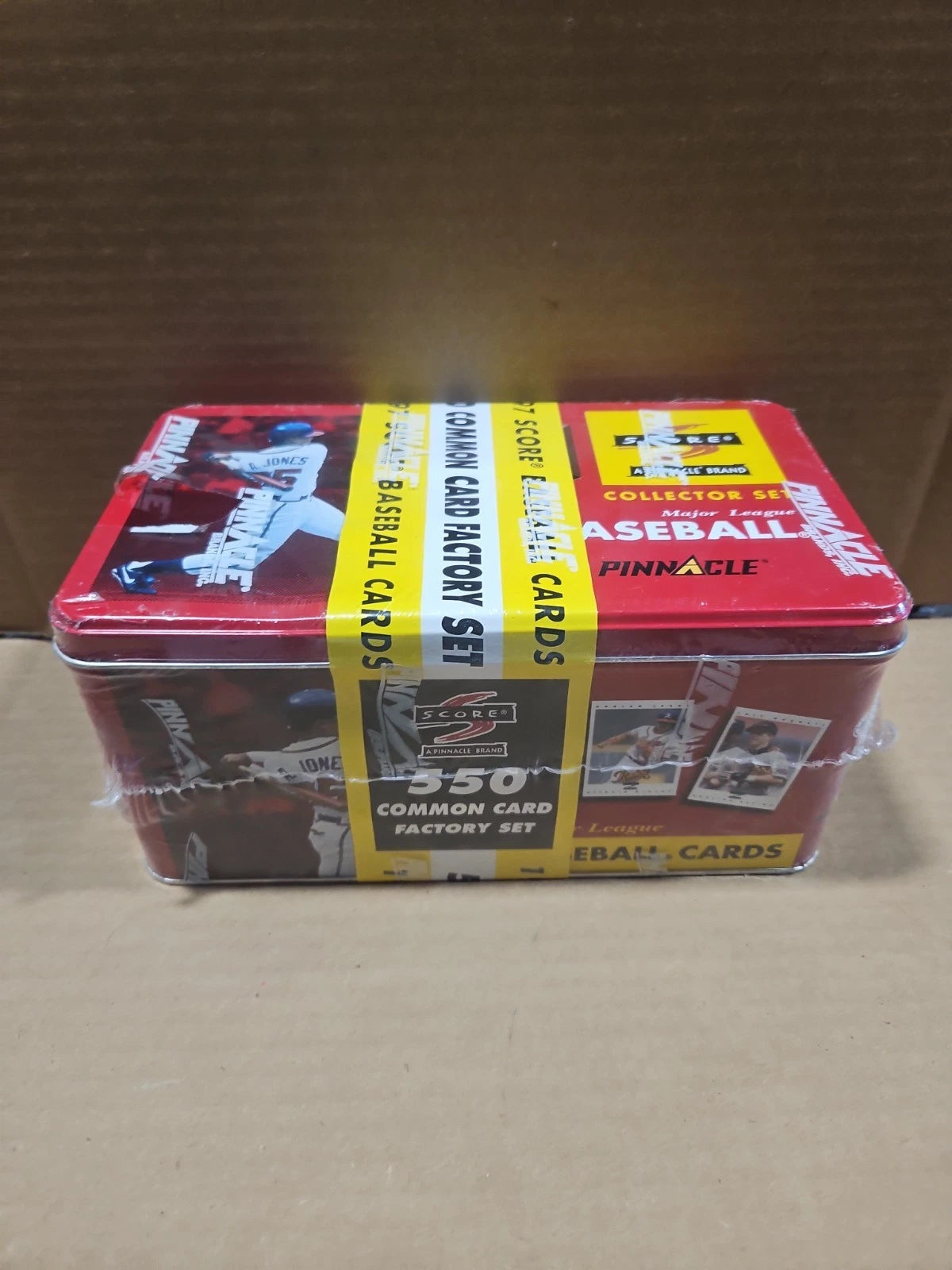 1997 Pinnacle Score 550 Card Factory Sealed Common Collector's Set Tin