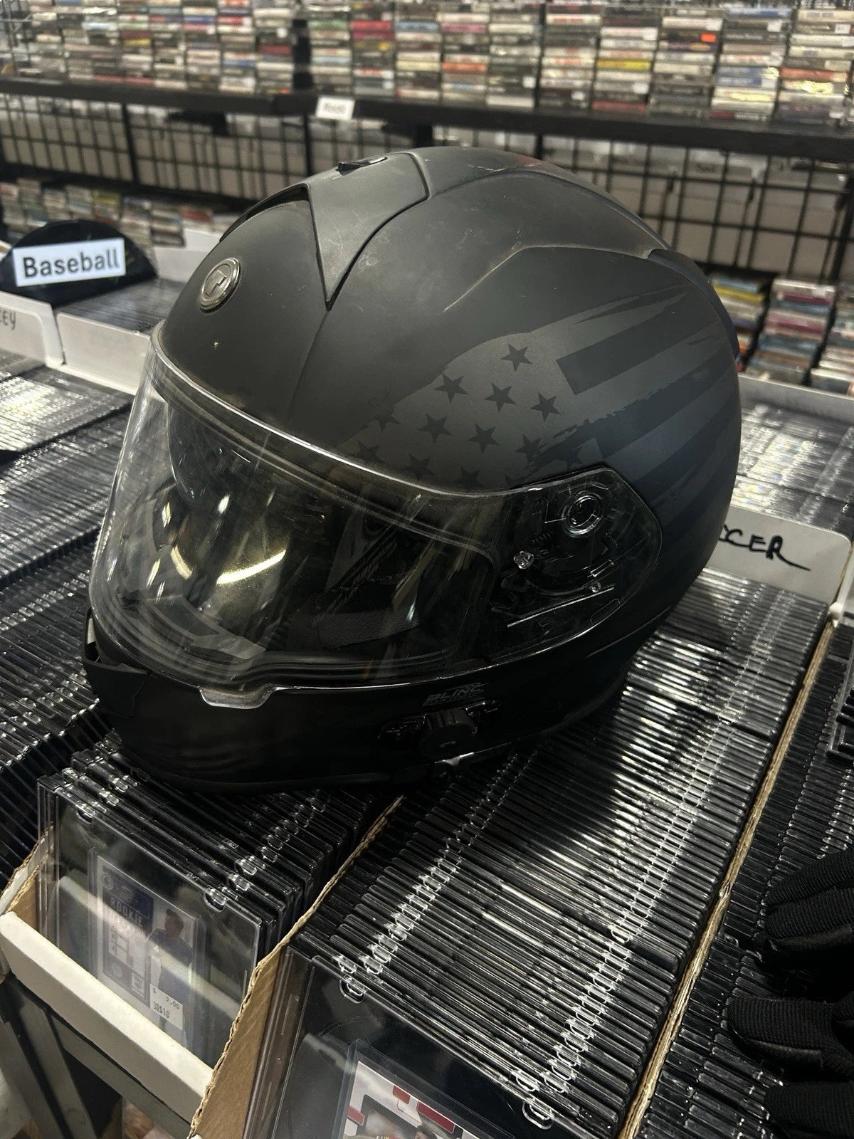 Torc Racing TB14 Bluetooth Full Face Helmet - Size S - Black