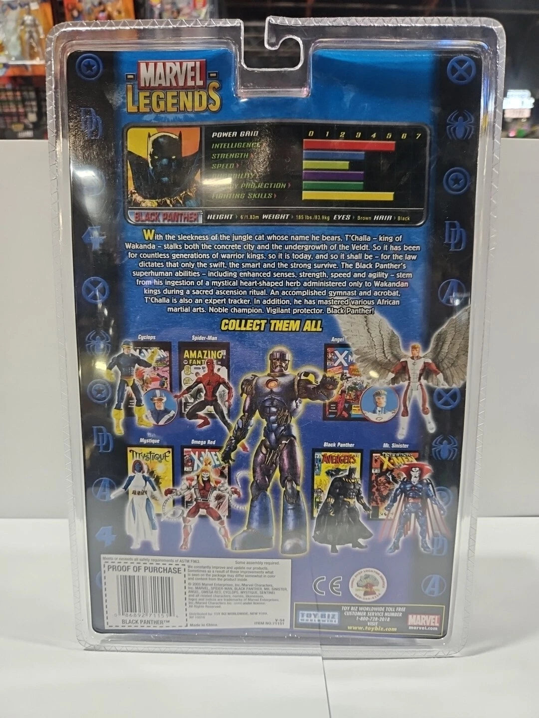 Toybiz Marvel Legends Black Panther 6in Action Figure - 71151 Sealed