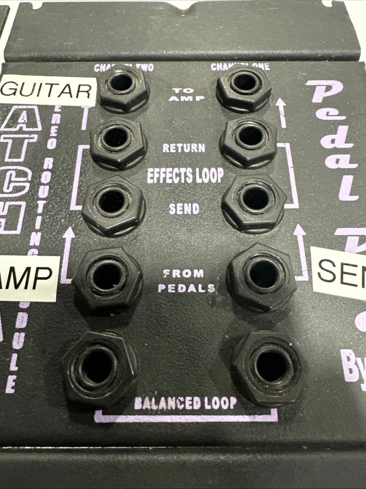 Power Pad Pedal Pad II W/ Channels To Amp