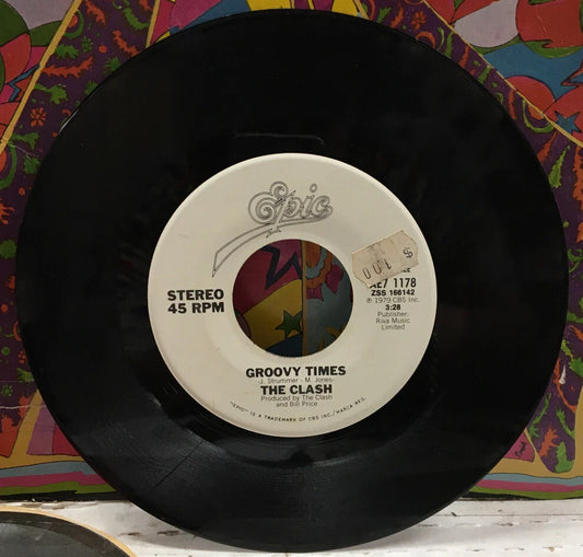 The Clash Groovy Times Promo 7” Single AE71178