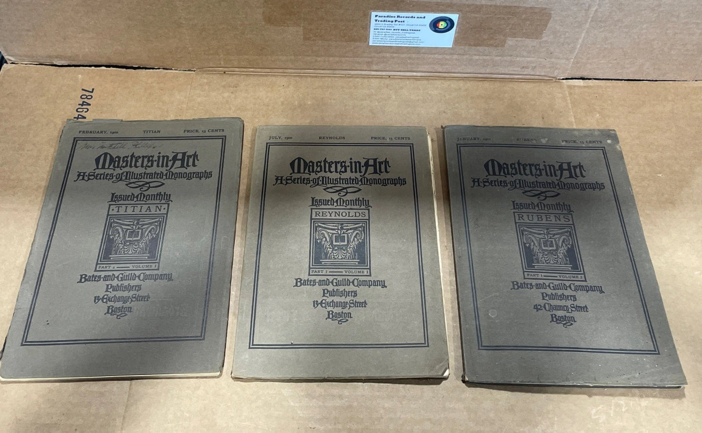 Masters in Art ~ A Series of Illlustrated Monographs Part 1, 7, 2 Vol 2, 1, 1