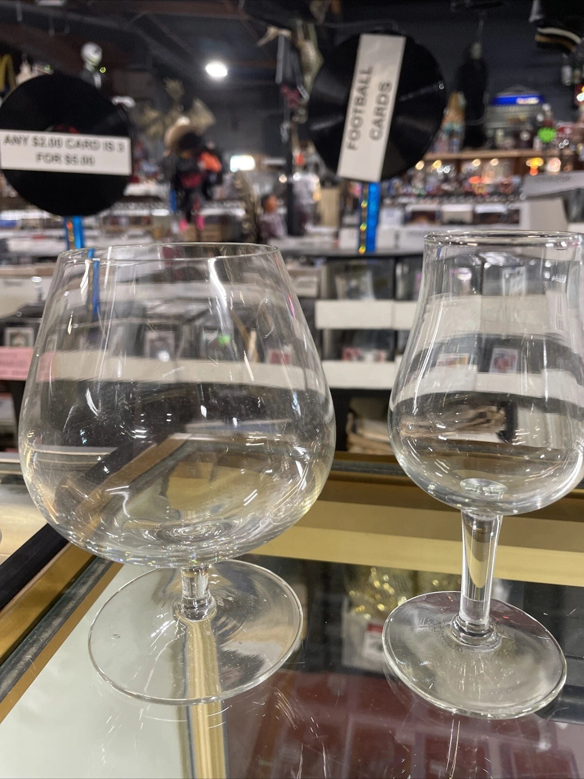 Set of 4 Glassware, Quark Star-trek, Picard, Cocktail Cognac