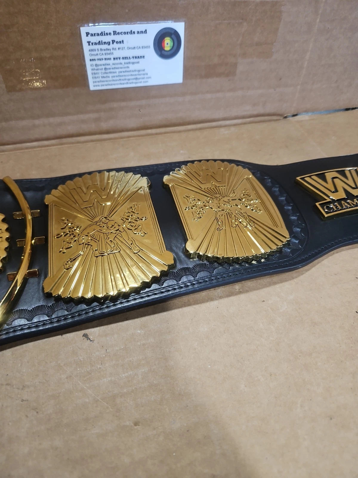 WWE Shop Winged Eagle Championship Dual Plated Replica Belt Authentic With Bag