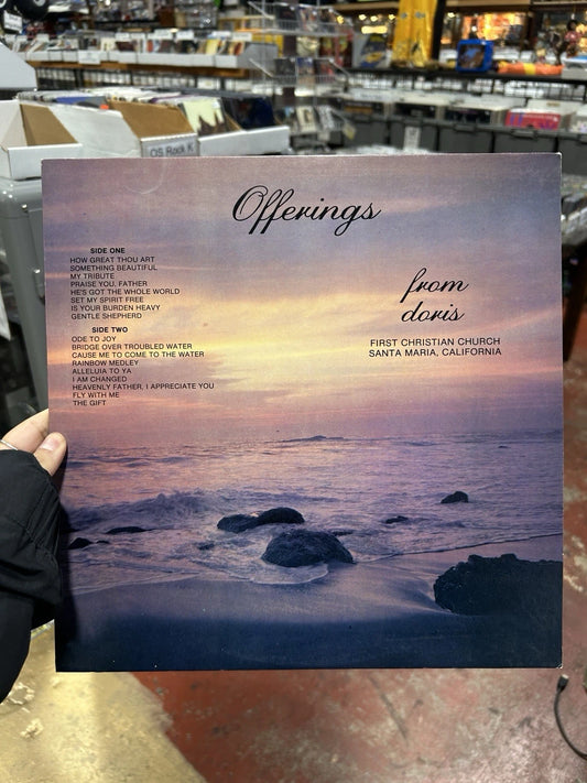 Santa Maria California 1st Christian Church Offerings From Doris Vinyl LP Record