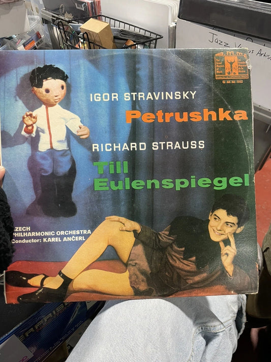 Igor Stravinsky Petrushka Richard Strauss Till Eulenspiegel 12” Vinyl LP vg+