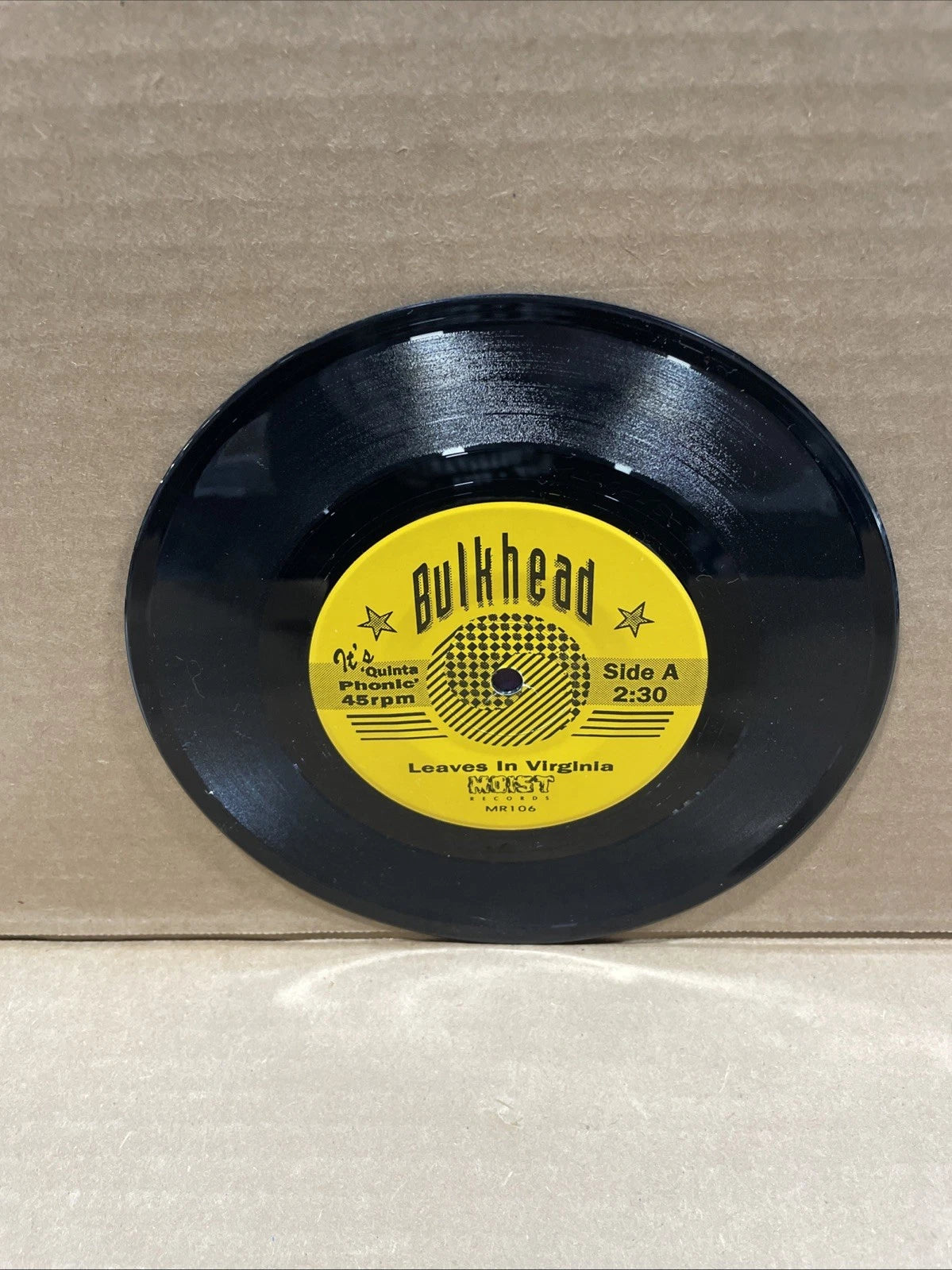 Bulkhead 12/Leaves In Virginia Moist Records 45RPM W Picture Disk