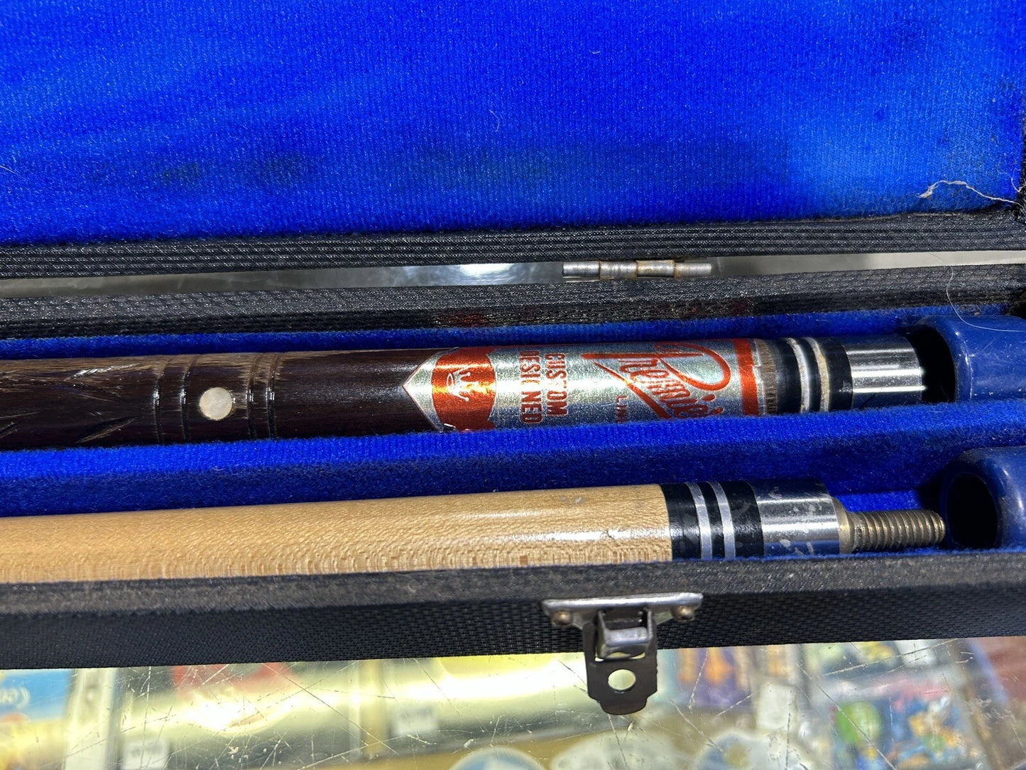 Vintage Premier Line pool cue stick With Carry Case. Premiere