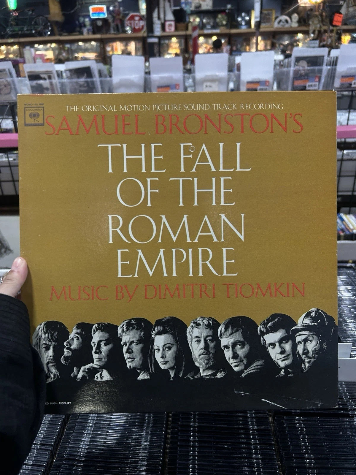 Soundtrack-The Fall Of The Roman Empire-Vinyl LP Columbia #OL-6060 Mono prom nm