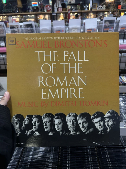 Soundtrack-The Fall Of The Roman Empire-Vinyl LP Columbia #OL-6060 Mono prom nm
