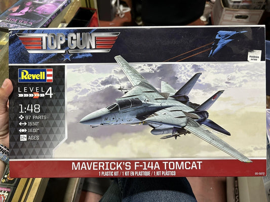 Revell 855872 1/48 F14 A Tomcat Top Gun Classic Model Kit