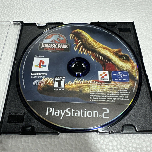 Jurassic Park Operation Genesis PS2 PlayStation 2 Disc Only