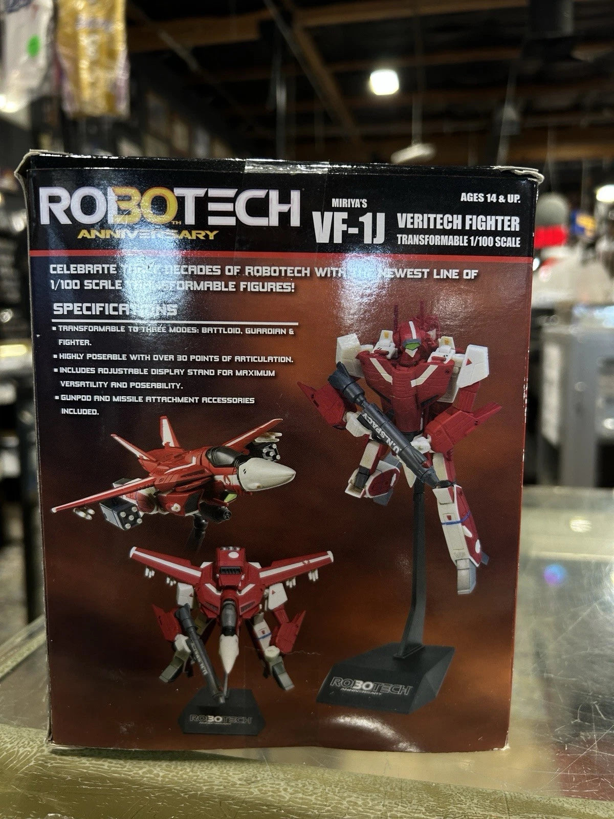 Toynami Robotech 30th Anniversary Transformable Veritech Fighter VF-1J