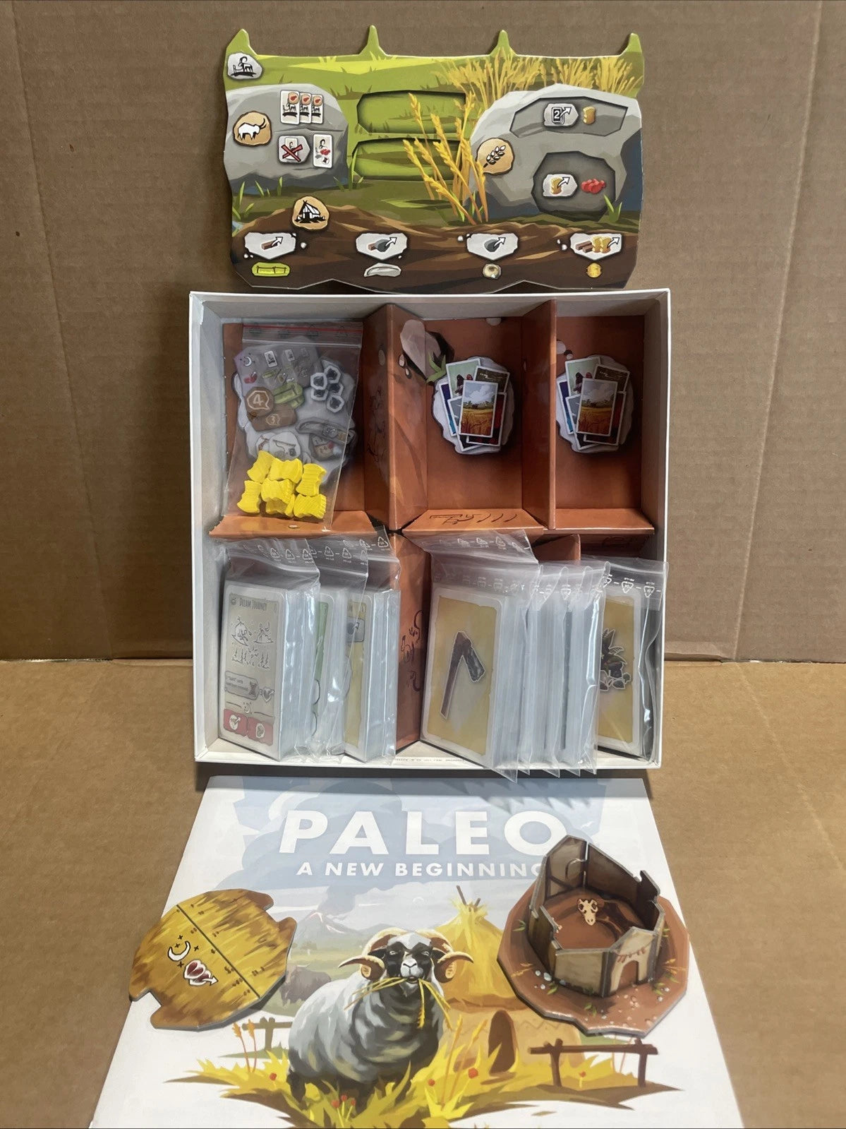 Z-Man Boardgame Paleo A New Beginning Box Expansion Complete