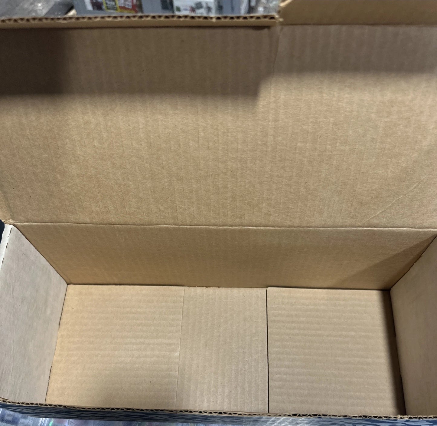 VINTAGE 1980'S VANS SHOE BOX BLUE/WHITE #5 ORANGE CALIFORNIA RARE EMPTY BOX ONLY