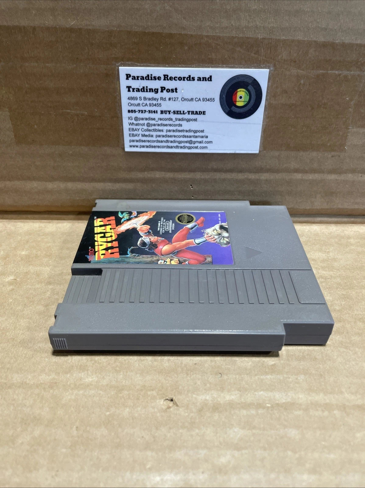 Rygar NES CARTRIDGE ONLY Very Good Condition - Tested & Working
