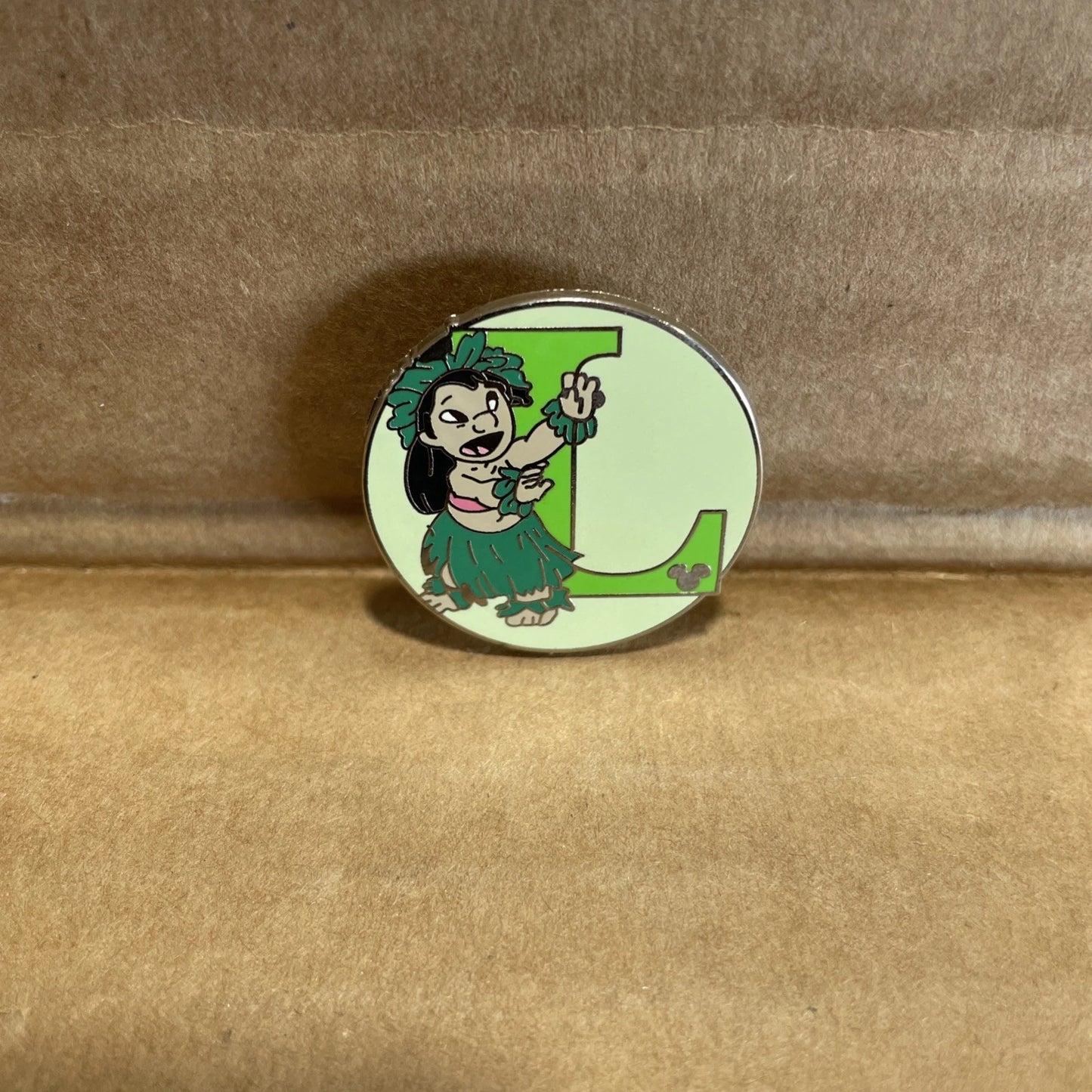 Disney 2009 Hidden Mickey 12 Of 26 Alphabet Series L Lilo & Stitch L Pin