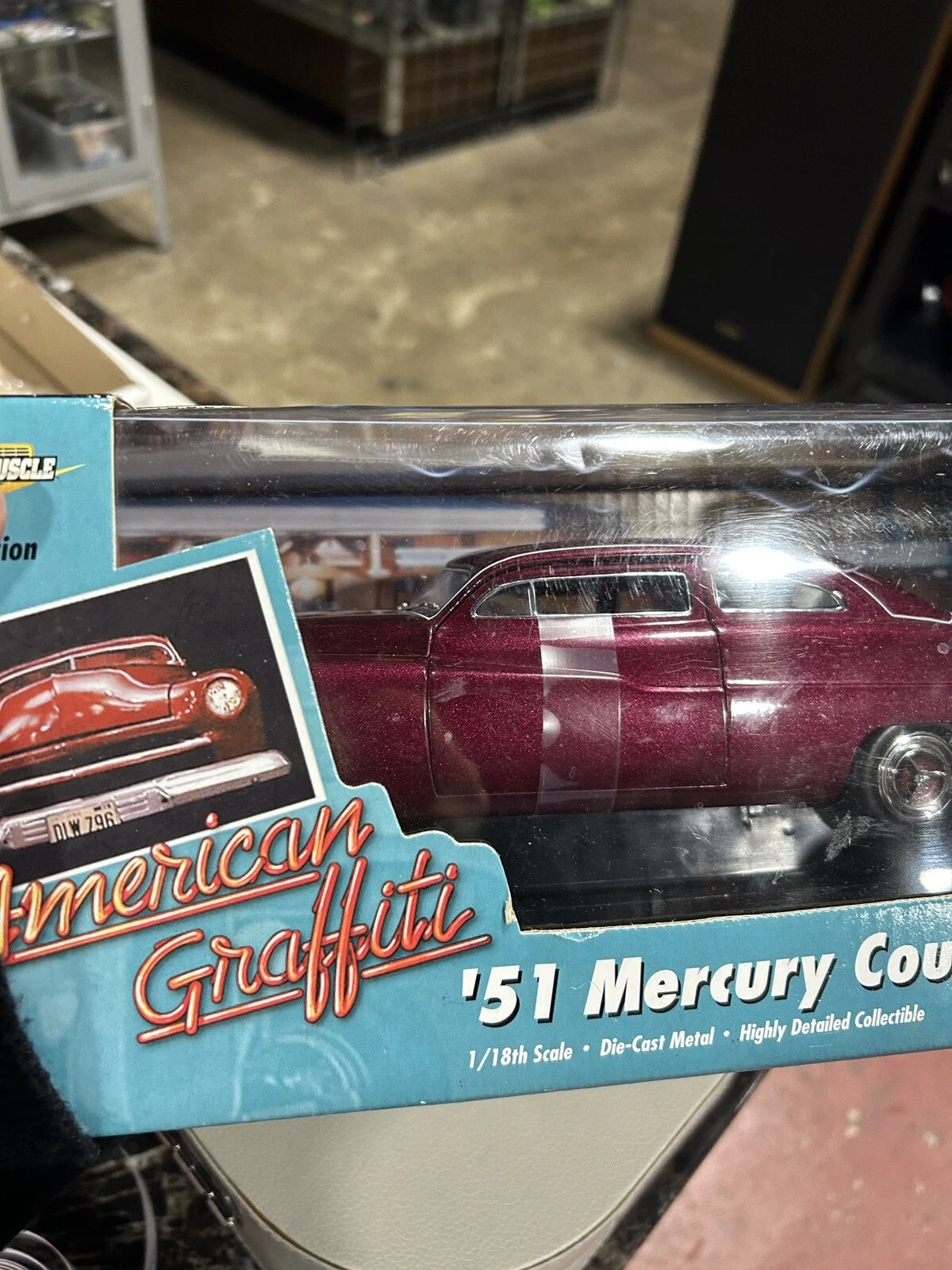 Ertl American Muscle 1:18 American Graffiti '51 Mercury Coupe Maroon 32081 NIB