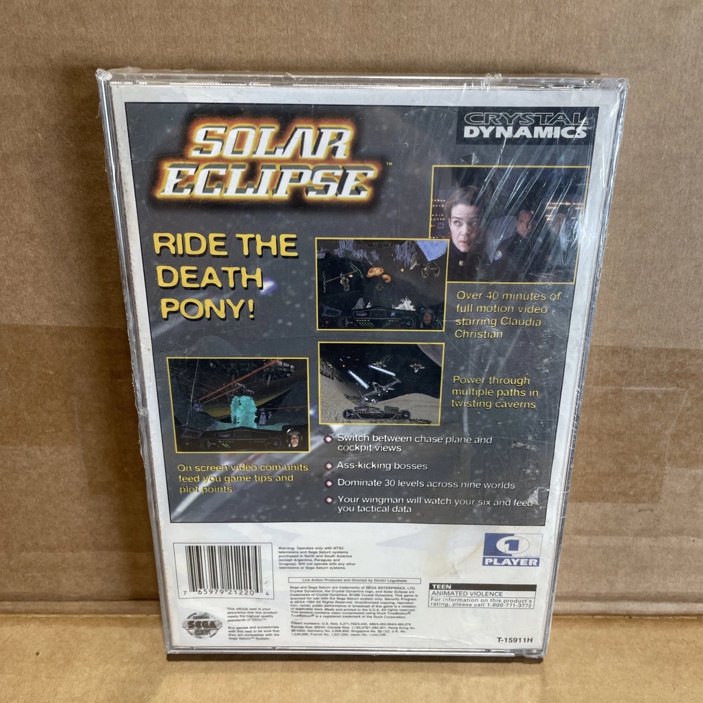 Solar Eclipse (Sega Saturn, 1995) Complete CIB Sealed