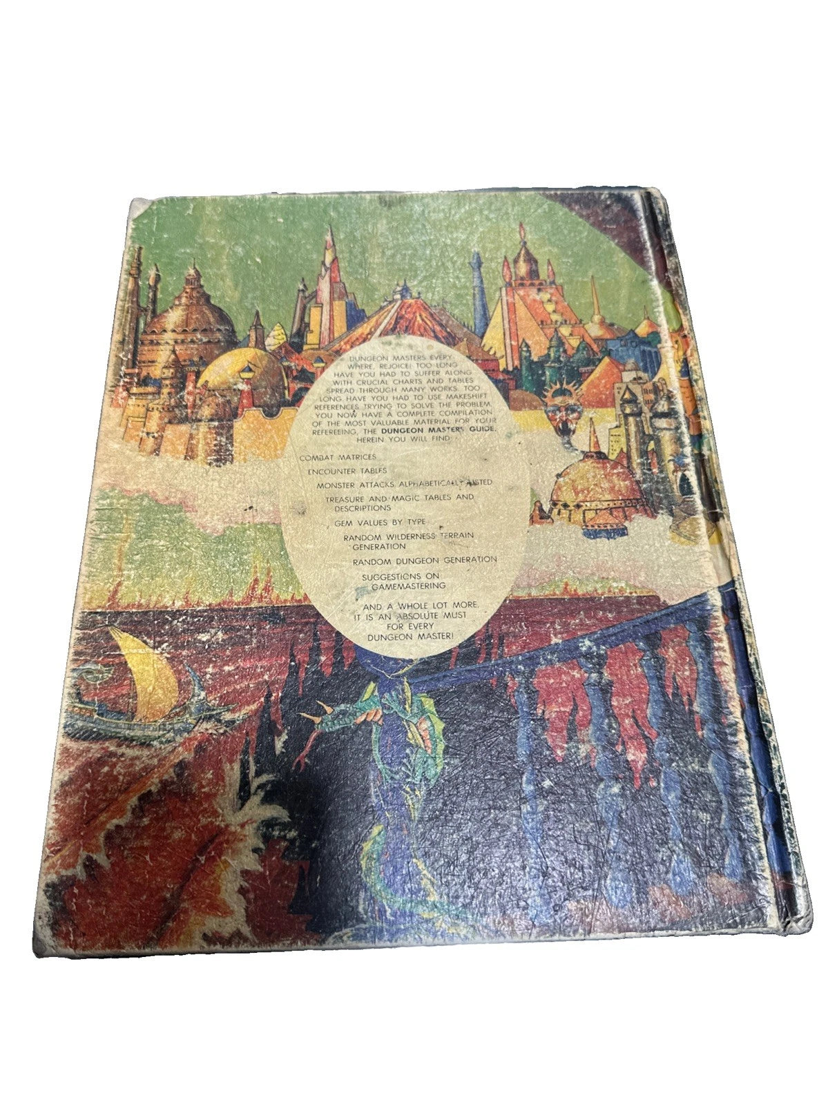 D&D, Dungeons & Dragons, TSR, Dungeon Masters Guide, May 16, 1979 Fair Cond.