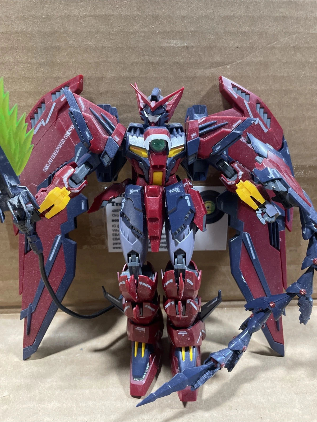 Bandai Gundam Wing RG 1/144 Gundam Epyon Model Kit No Box No Manual Incomplete