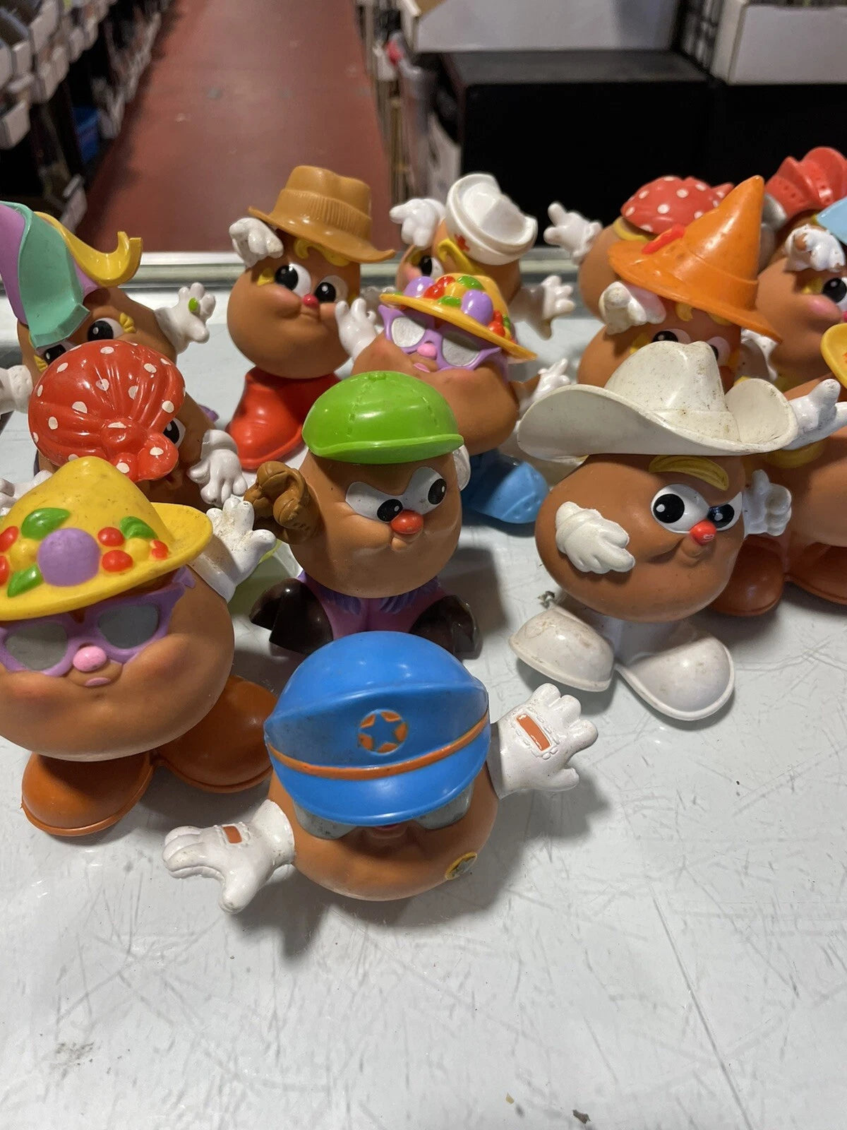 Lot of Potato Head Spud Kids Toy Figures VTG Xtra Parts 1986