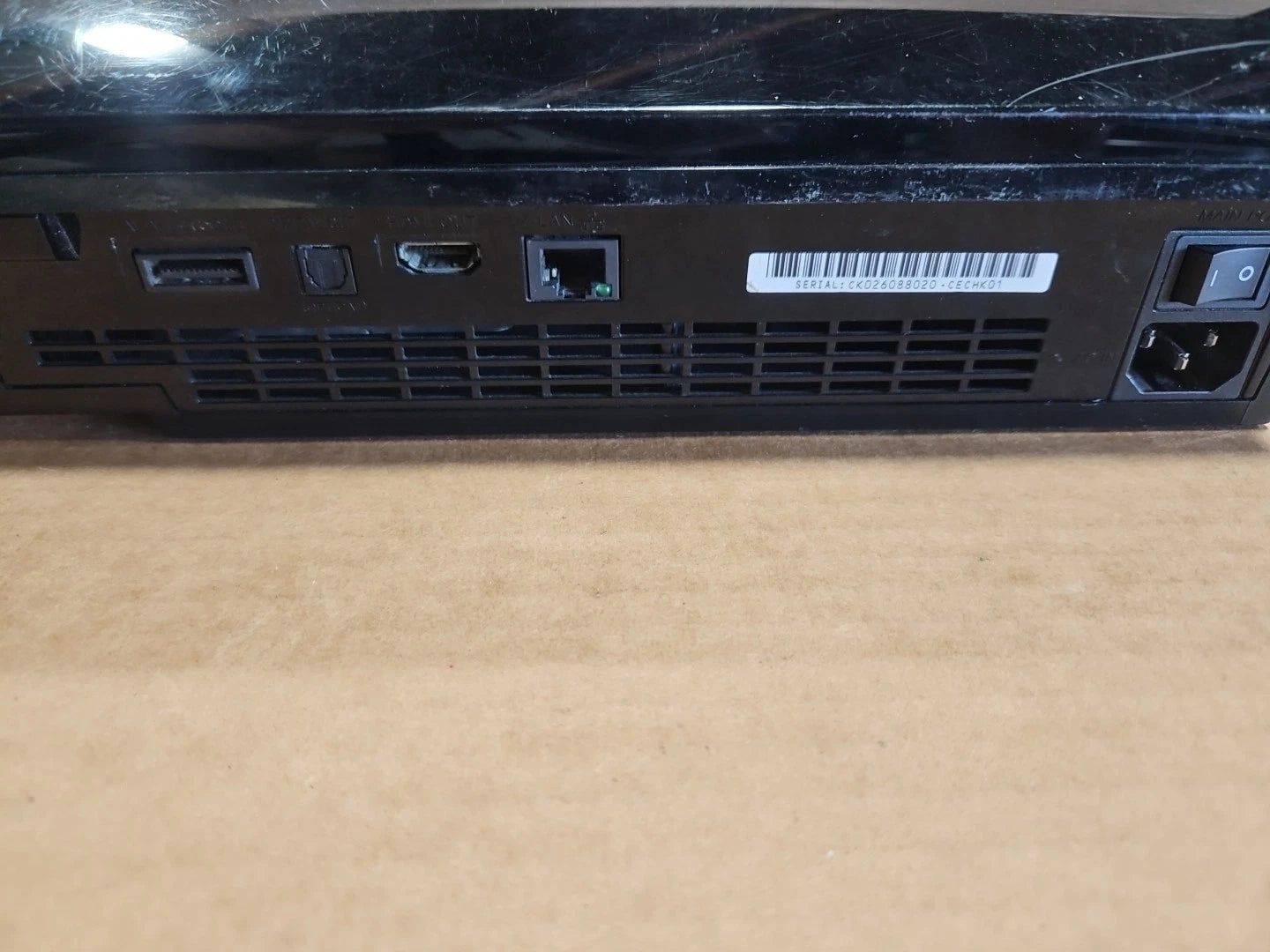 Sony Playstation 3 PS3 Console CECHK01 FOR PARTS OR REPAIR Untested