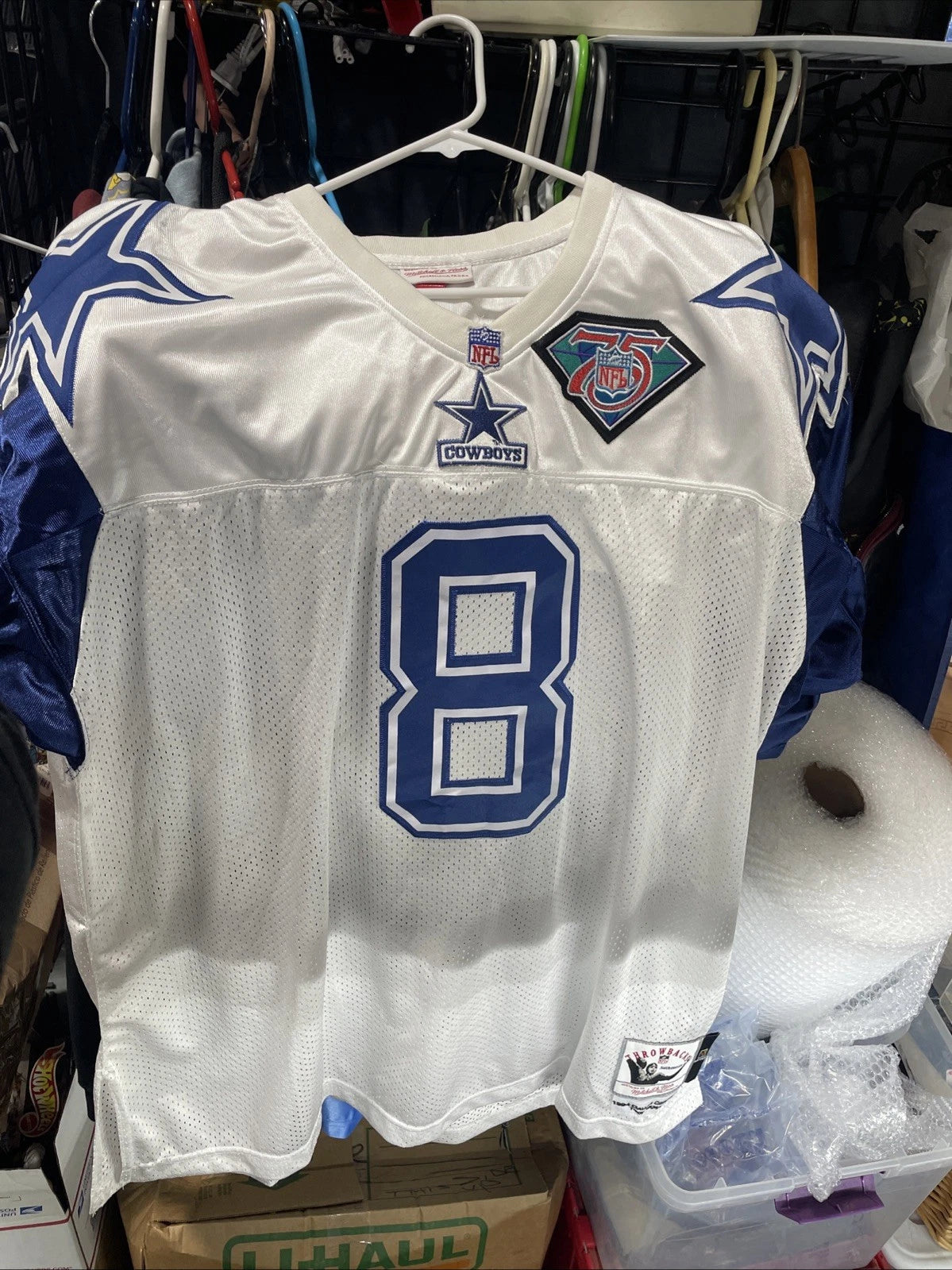 Authentic Troy Aikman Mitchell & Ness 1994 Cowboys Jersey Size 56 3XL Men’s
